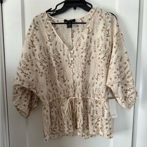 Karen Kane Cinched Waist Blouse